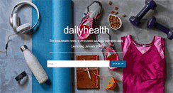 Desktop Screenshot of dailyhealth.com